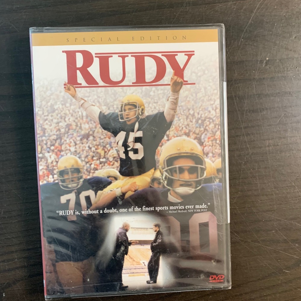 Rudy Special Edition DVD Sean‎ Astin Notre Dame Football Movie NEW